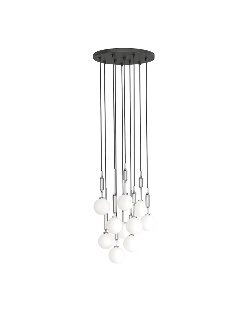 Lampy wiszące kule - Orlicki Design Ero X Cromo 40 Biały Opal + Chrom OR85358 - produkt kolory-swiatla.pl 1