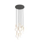 Lampy wiszące kule - Orlicki Design Ero X Gold 40 Złoty + Biały Opal OR85365 - product 1