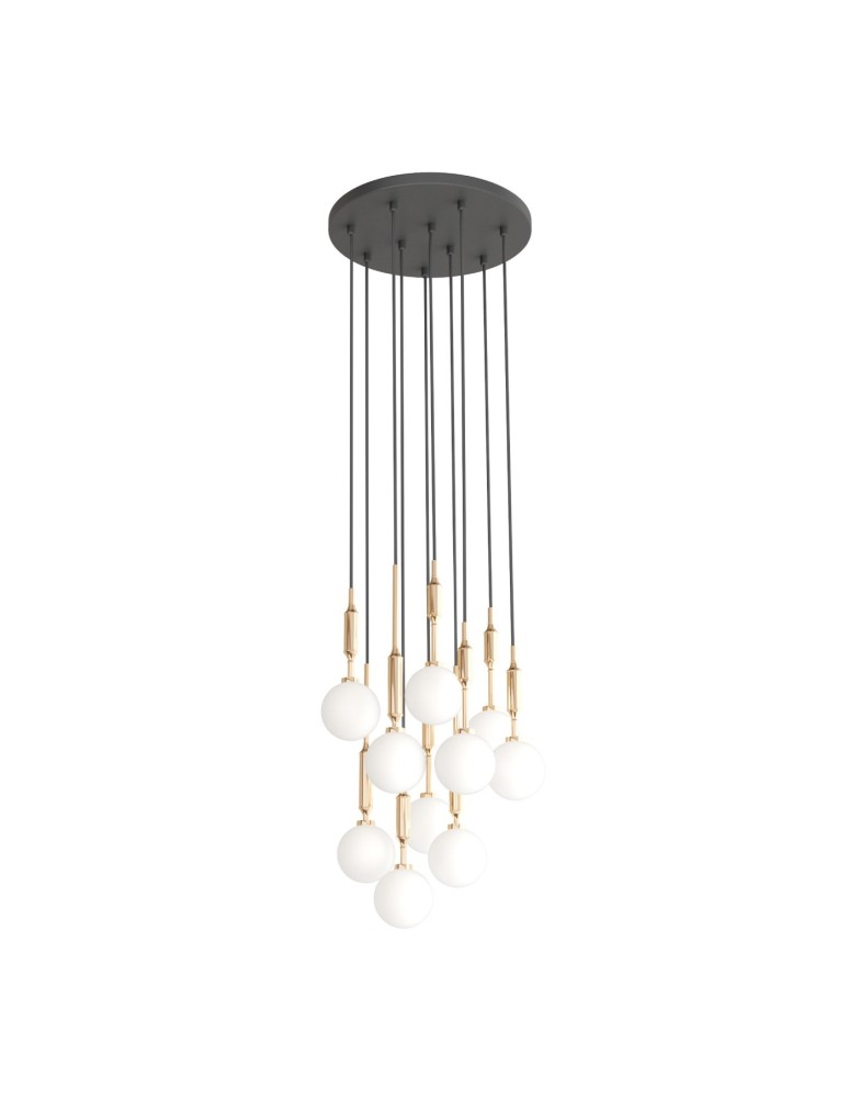 Lampy wiszące kule - Orlicki Design Ero X Gold 40 Złoty + Biały Opal OR85365 - produkt kolory-swiatla.pl 1