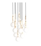Lampy wiszące kule - Orlicki Design Ero X Gold 40 Złoty + Biały Opal OR85365 - product 2