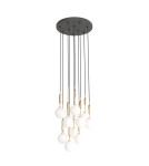 Lampy wiszące kule - Orlicki Design Ero X Gold 40 Złoty + Biały Opal OR85365 - product 3