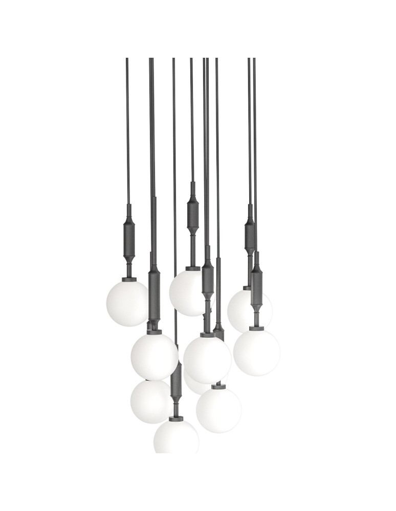 Lampy wiszące kule - Orlicki Design Ero X Nero 40 Biały Opal + Czarny OR85372 - produkt kolory-swiatla.pl 3