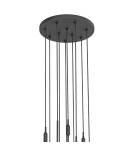 Lampy wiszące kule - Orlicki Design Ero X Nero 40 Biały Opal + Czarny OR85372 - produkt 4