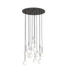 Lampy wiszące kule - Orlicki Design Ero XII Cromo 60 Biały Opal + Chrom OR85389 - produkt 1