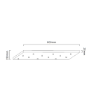 Lampy wiszące kule - Orlicki Design Ero XII Gold 80x25 Złoty + Biały Opal OR85457 - produkt 4