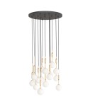 Lampy wiszące kule - Orlicki Design Ero XVI Gold 60 Złoty + Biały Opal OR85426 - produkt 1