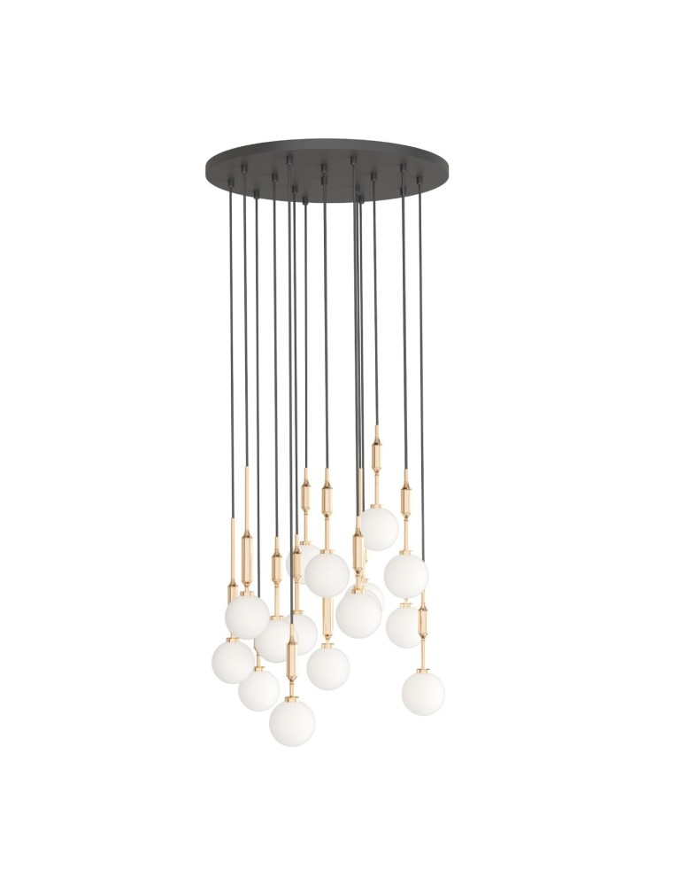 Lampy wiszące kule - Orlicki Design Ero XVI Gold 60 Złoty + Biały Opal OR85426 - produkt kolory-swiatla.pl 1