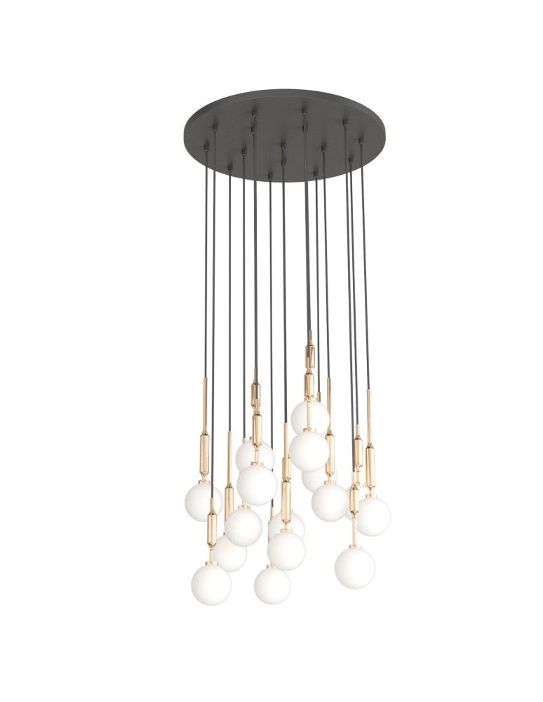 Lampy wiszące kule - Orlicki Design Ero XVI Gold 60 Złoty + Biały Opal OR85426 - produkt kolory-swiatla.pl 2