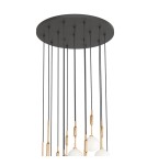 Lampy wiszące kule - Orlicki Design Ero XVI Gold 60 Złoty + Biały Opal OR85426 - produkt 3