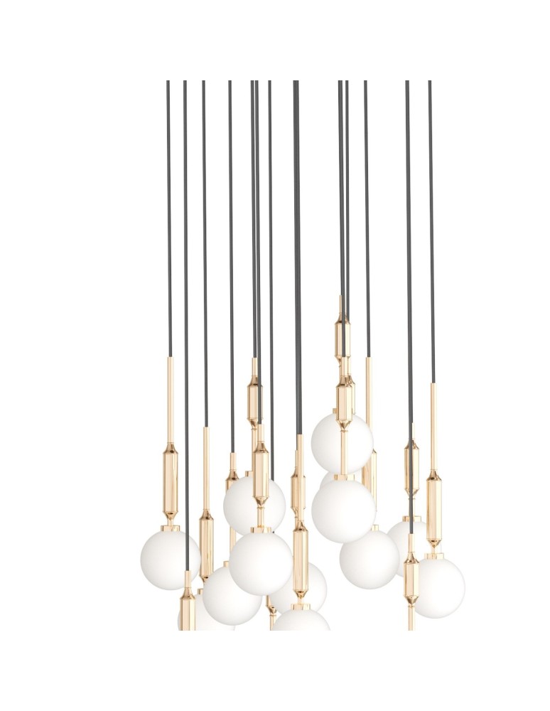Lampy wiszące kule - Orlicki Design Ero XVI Gold 60 Złoty + Biały Opal OR85426 - produkt kolory-swiatla.pl 4
