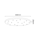Lampy wiszące kule - Orlicki Design Ero XVI Gold 60 Złoty + Biały Opal OR85426 - produkt 6