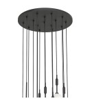Lampy wiszące kule - Orlicki Design Ero XVI Nero 60 Biały Opal + Czarny OR85433 - product 2