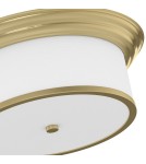 Lampy sufitowe Hampton - Orlicki Design Famburo PL Old Gold 39 Złoty Satynowy + Biały Kremowy OR84887 - product 2