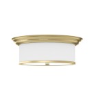Lampy sufitowe Hampton - Orlicki Design Famburo PL Old Gold 39 Złoty Satynowy + Biały Kremowy OR84887 - product 4