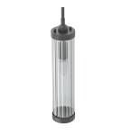 Lampy wiszące industrialne - Orlicki Design Fiatto I Nero Czarny Matowy + Transparentny OR85310 - produkt 1