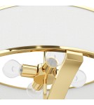 Lampy wiszące w stylu Hampton - Orlicki Design Gerdo Gold Złoty + Biały Kremowy OR84825 - product 4