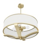 Lampy wiszące w stylu Hampton - Orlicki Design Gerdo Old Gold Złoty Satynowy + Biały Kremowy OR84818 - product 6