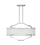 Lampy wiszące w stylu Hampton - Orlicki Design Gerdo Ovale Cromo Biały Kremowy OR84849 - product 1