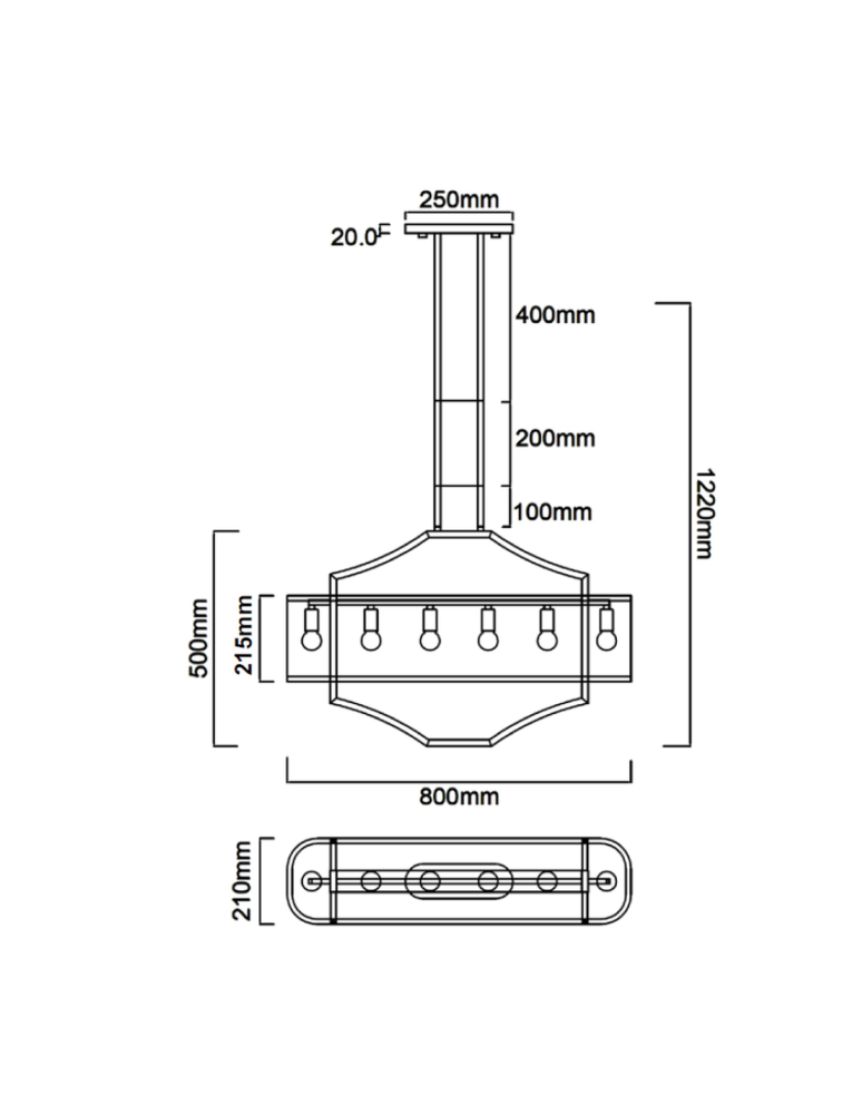 Orlicki Design Gerdo Ovale Cromo Biały Kremowy OR84849