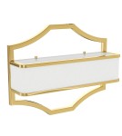 Kinkiety w stylu Hampton - Orlicki Design Gerdo Parette Gold Złoty + Biały Kremowy OR84832 - product 3