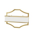 Kinkiety w stylu Hampton - Orlicki Design Gerdo Parette Gold Złoty + Biały Kremowy OR84832 - product 5