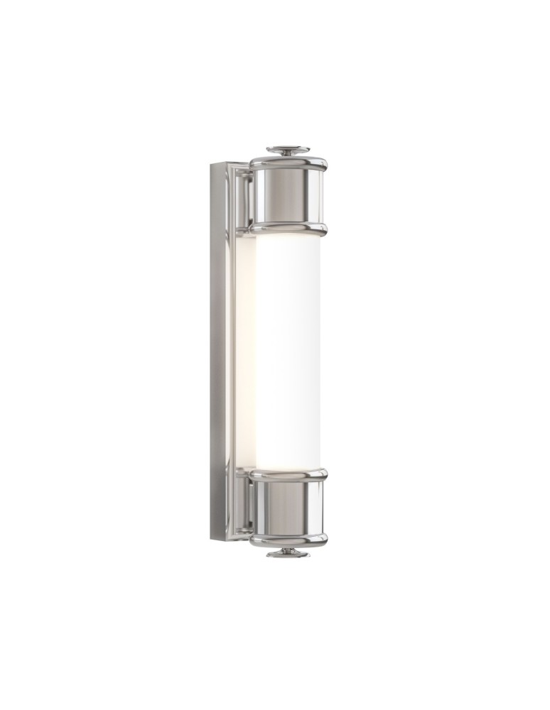 Kinkiety glamour - Orlicki Design Omi Parette Cromo 30 IP44 Biały Matowy + Chrom OR85242 - produkt kolory-swiatla.pl 1