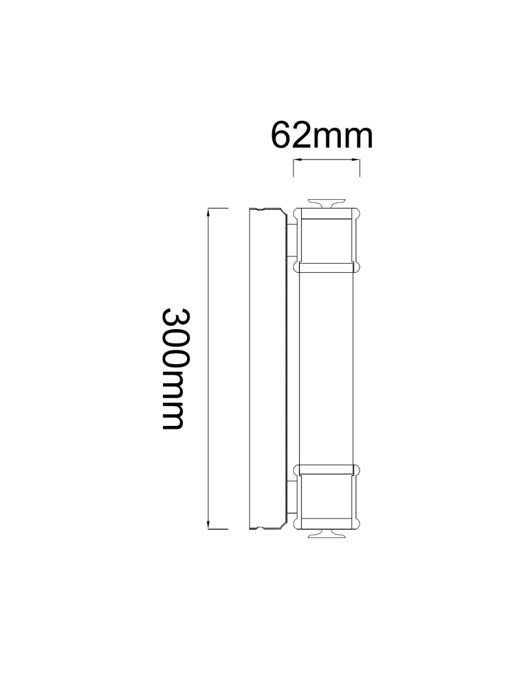 Orlicki Design Omi Parette Cromo 30 IP44 Biały Matowy + Chrom OR85242