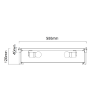 Lampy sufitowe Hampton - Orlicki Design Romi PL Cromo 50 Biały Kremowy + Biały Matowy OR84924 - product 4