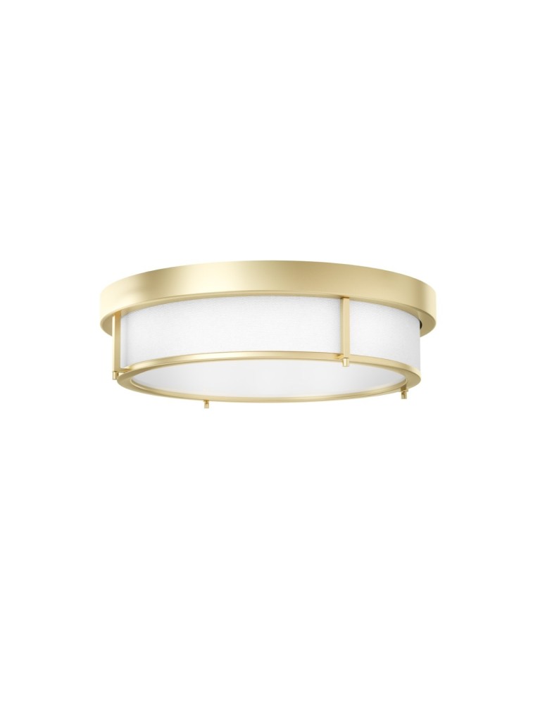 Lampy sufitowe Hampton - Orlicki Design Romi PL Old Gold 40 Złoty Satynowy + Biały Kremowy OR84955 - produkt kolory-swiatla.pl 1