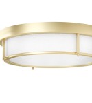 Lampy sufitowe Hampton - Orlicki Design Romi PL Old Gold 40 Złoty Satynowy + Biały Kremowy OR84955 - product 3