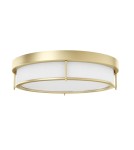Lampy sufitowe Hampton - Orlicki Design Romi PL Old Gold 50 Złoty Satynowy + Biały Kremowy OR84931 - product 1