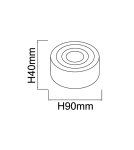 Oprawy sufitowe hermetyczne - Orlicki Design Rullo Gold Mini IP44 Złoty OR85303 - produkt 5