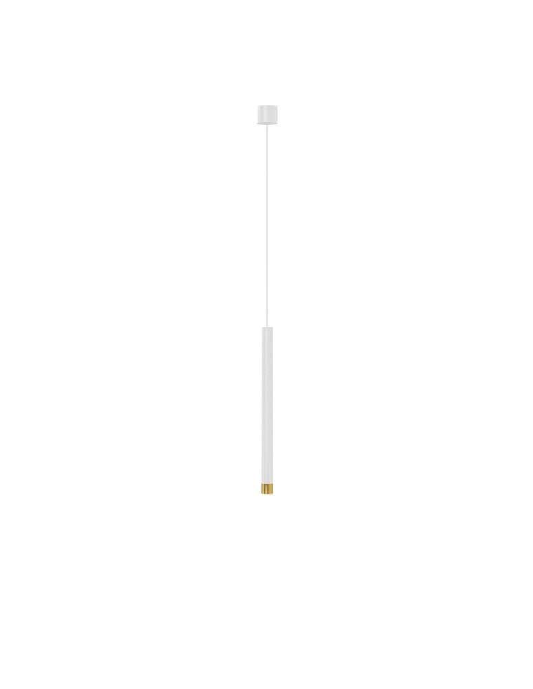Lampy wiszące tuby - Orlicki Design Q I Bianco / Gold 40 Złoty + Biały OR85150 - produkt kolory-swiatla.pl 1