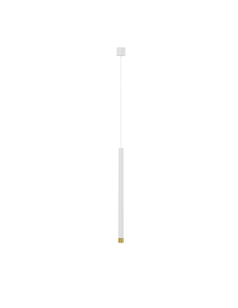 Lampy wiszące tuby - Orlicki Design Q I Bianco / Gold 50 Złoty + Biały OR85167 - produkt kolory-swiatla.pl 1