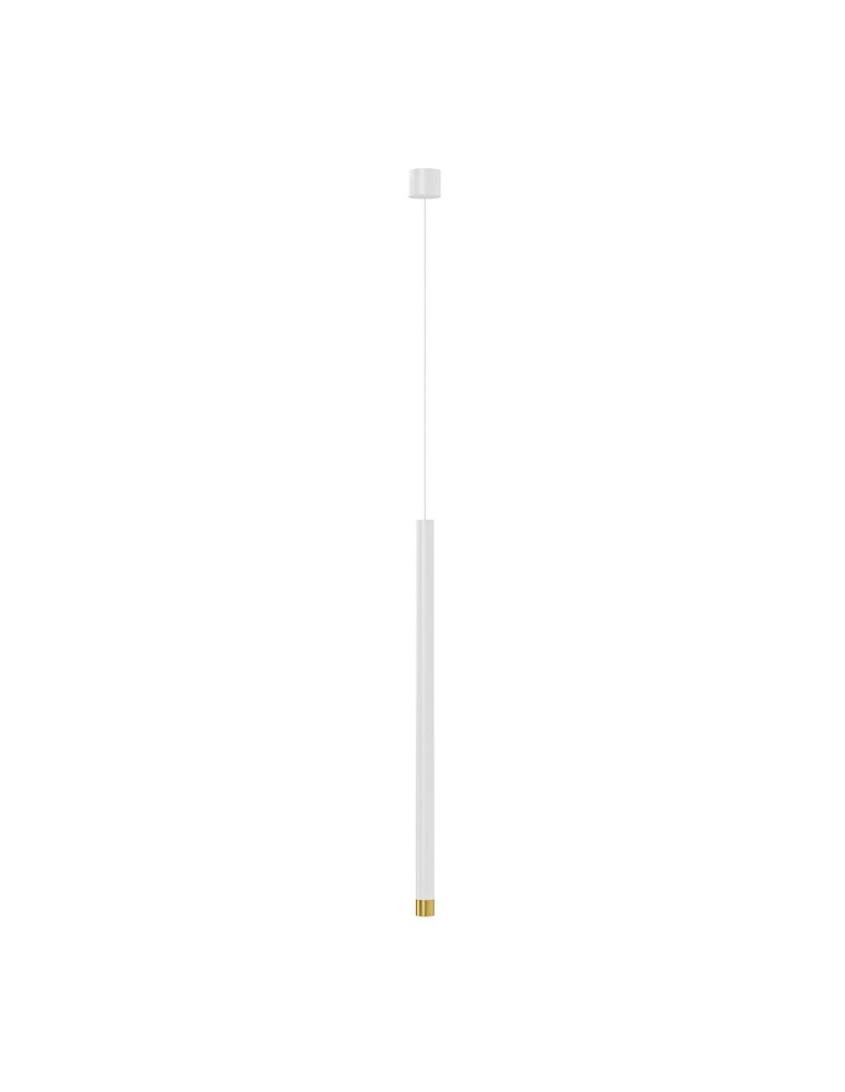 Lampy wiszące tuby - Orlicki Design Q I Bianco / Gold 60 Złoty + Biały OR85174 - produkt kolory-swiatla.pl 1