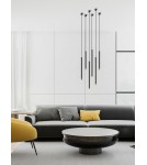 Lampy wiszące tuby - Orlicki Design Q I Bianco / Rose Gold 50 Złoto Różowe + Biały OR85198 - produkt 2