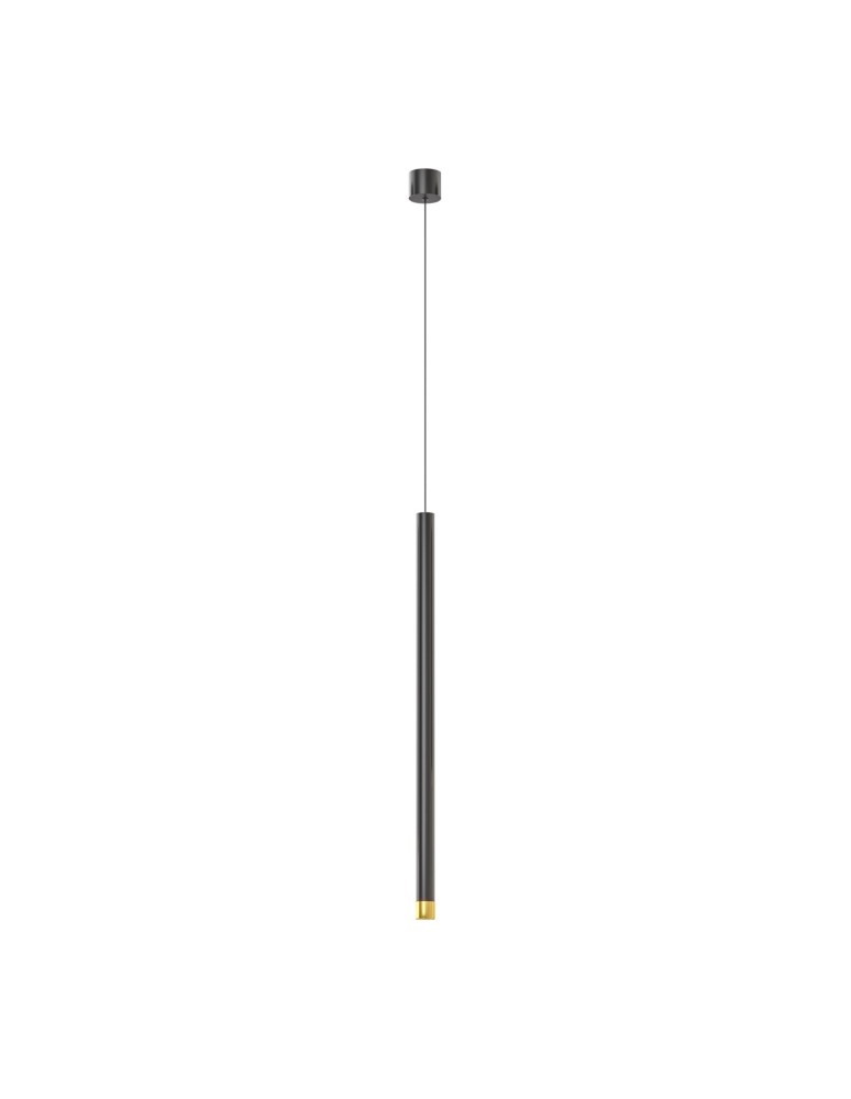 Lampy wiszące tuby - Orlicki Design Q I Nero / Gold 60 Złoty + Czarny OR85129 - produkt kolory-swiatla.pl 1