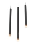Lampy wiszące tuby - Orlicki Design Q I Nero / Rose Gold 60 Złoto Różowe + Czarny OR85297 - product 4