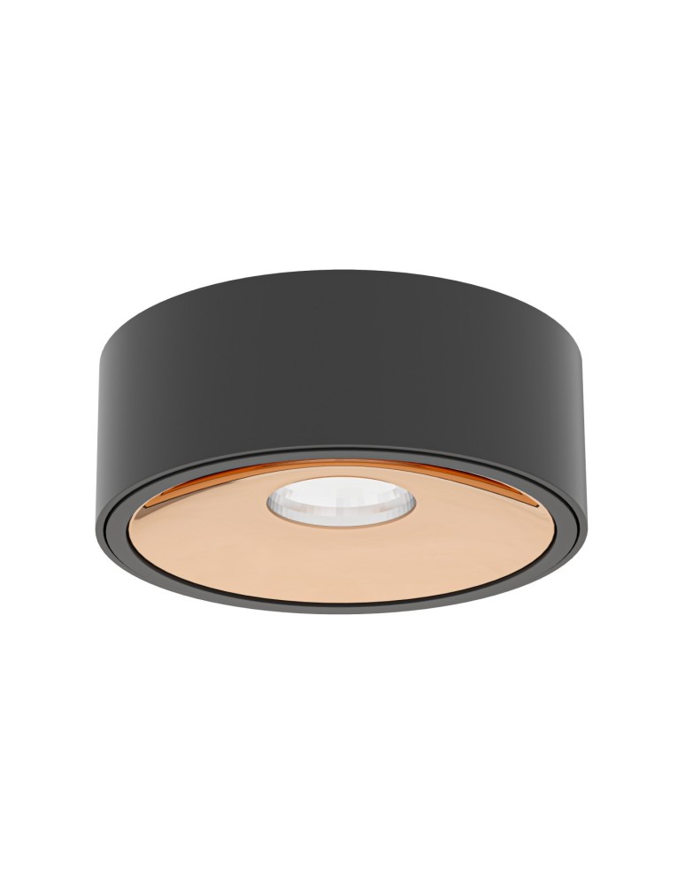 Oprawy sufitowe LEDowe - Orlicki Design Neo Nero Slim LED / Ufo Gold Czarny Matowy + Złoty OR83996 - produkt kolory-swiatla.pl 1