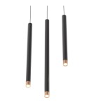 Lampy wiszące tuby - Orlicki Design Q I Nero / Rose Gold 50 Złoto Różowe + Czarny OR85143 - product 6