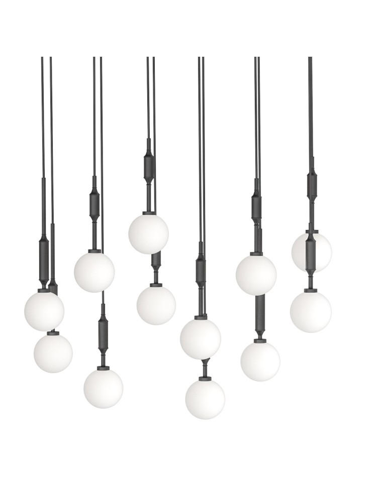 Orlicki Design Ero XII Nero 80x25 Biały Opal + Czarny OR85464