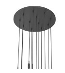 Lampy wiszące kule - Orlicki Design Ero XII Nero 60 Biały Opal + Czarny OR85402 - product 4