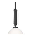 Lampy wiszące kule - Orlicki Design Ero I Nero C Biały Opal + Czarny Matowy OR85044 - product 5
