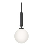 Lampy wiszące kule - Orlicki Design Ero I Nero C Biały Opal + Czarny Matowy OR85044 - product 1