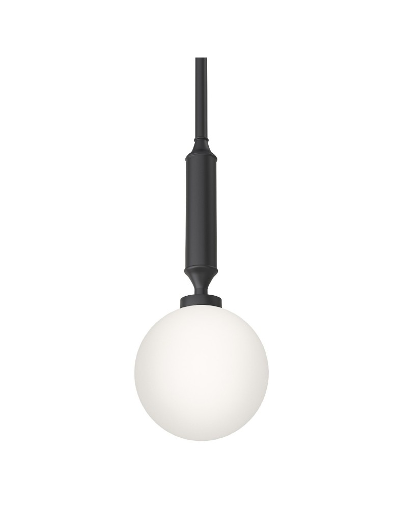 Lampy wiszące kule - Orlicki Design Ero I Nero C Biały Opal + Czarny Matowy OR85044 - produkt kolory-swiatla.pl 1
