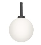 Lampy wiszące kule - Orlicki Design Ero I Nero C Biały Opal + Czarny Matowy OR85044 - product 6