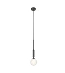 Lampy wiszące kule - Orlicki Design Ero I Nero C Biały Opal + Czarny Matowy OR85044 - product 2