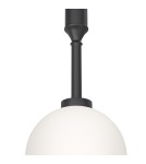 Lampy wiszące kule - Orlicki Design Ero I Nero B Biały Opal + Czarny Matowy OR85037 - product 5