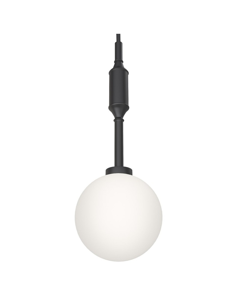 Lampy wiszące kule - Orlicki Design Ero I Nero B Biały Opal + Czarny Matowy OR85037 - produkt kolory-swiatla.pl 1