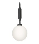 Lampy wiszące kule - Orlicki Design Ero I Nero A Biały Opal + Czarny Matowy OR85020 - product 1